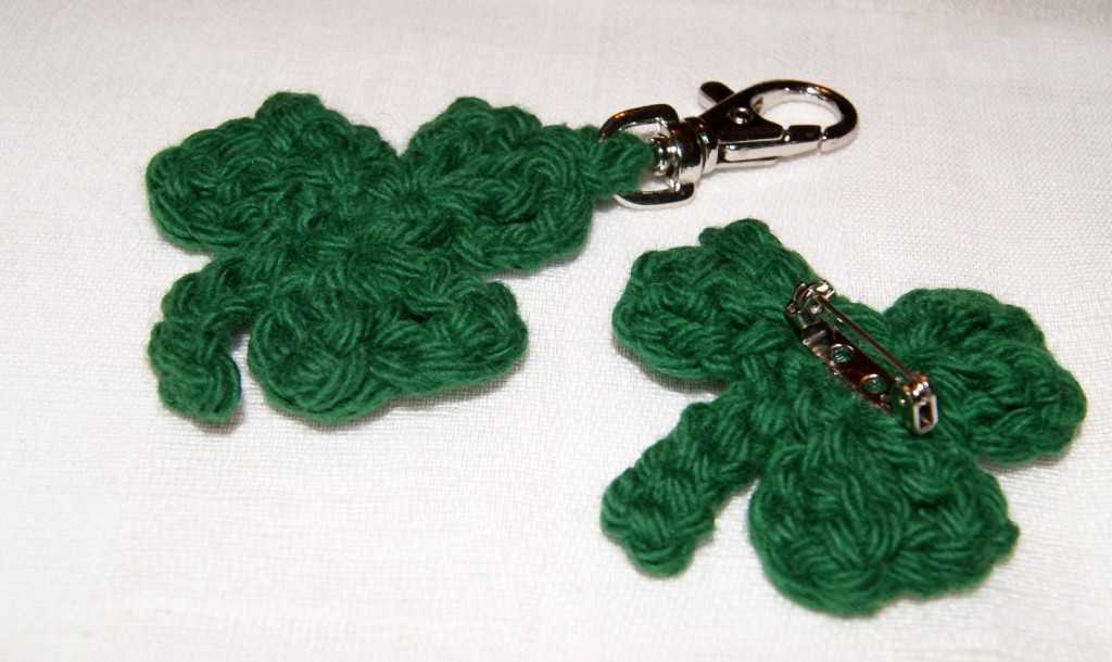 free crochet shamrock pattern | Stitch4eveR